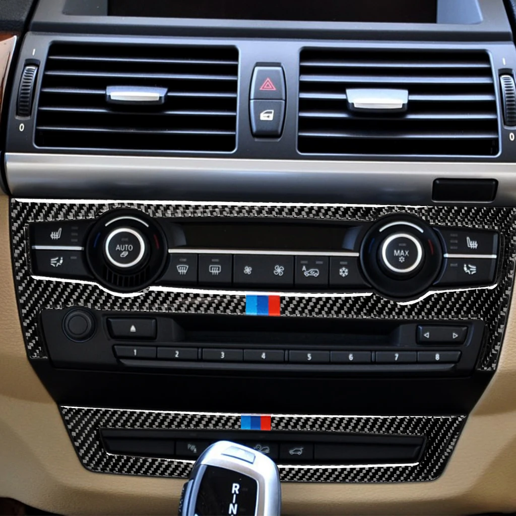 Carbon Fiber For BMW X5 E70 X6 E71 2008-2013 Car Interior Air Conditioning CD Console Panel Cover Trim Car Styling Accessories
Carbon Fiber For BMW X5 E70 X6 E71 2008-2013 Car Interior Air Conditioning CD Console Panel Cover Trim Car Styling Accessories