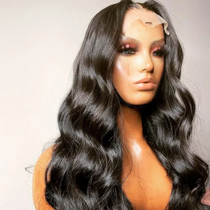 Preplucked Soft 180%Density 26Inch Natural Black Body Wave Long Natural Hairline Glueless Lace Front Wig For Women Babyhair
Preplucked Soft 180%Density 26Inch Natural Black Body Wave Long Natural Hairline Glueless Lace Front Wig For Women Babyhair