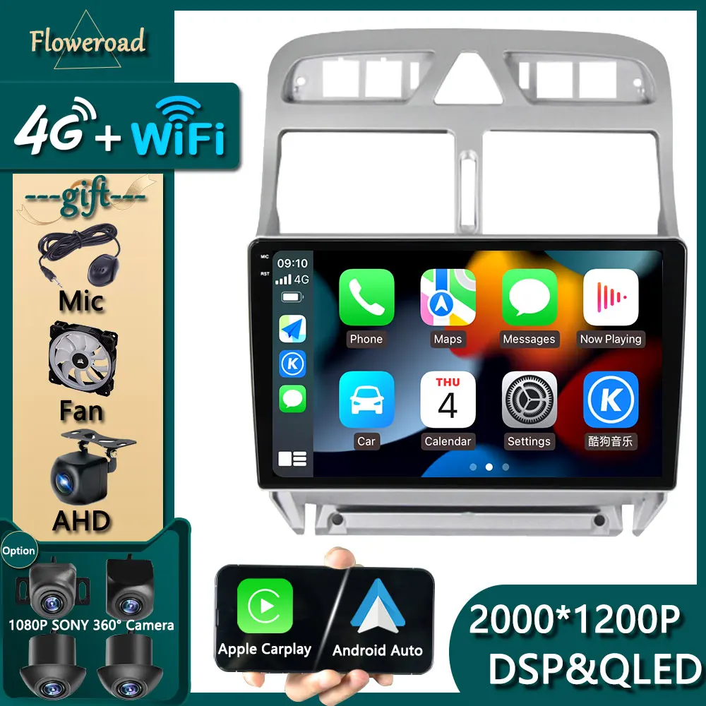Головное устройство Carplay Android для Peugeot 307 307CC 307SW 2007 2008-2013 автомобильный навигатор GPS мультимедийный плеер сенсорный экран Авторадио
Головное устройство Carplay Android для Peugeot 307 307CC 307SW 2007 2008-2013 автомобильный навигатор GPS мультимедийный плеер сенсорный экран Авторадио