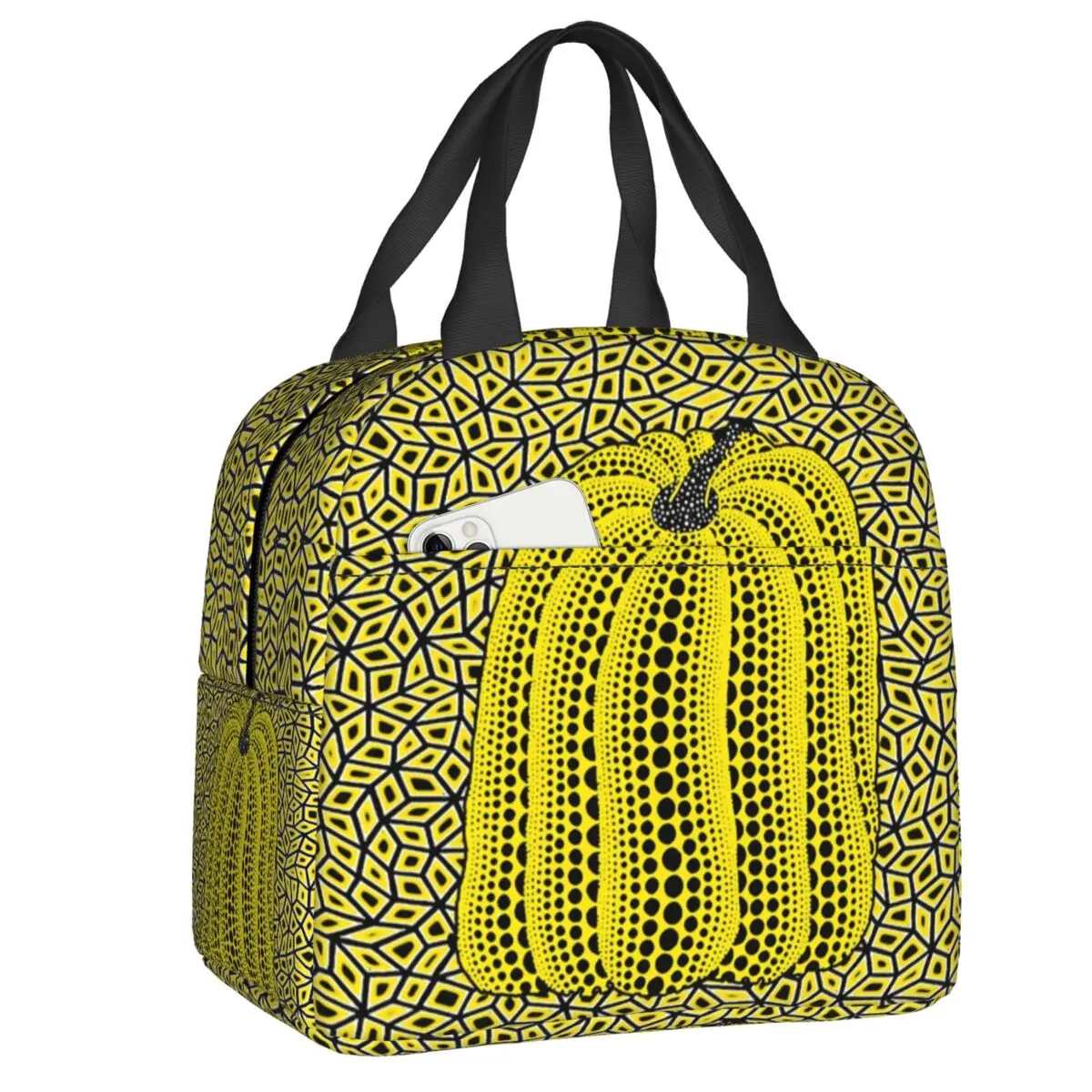 Портативный Ланч-бокс в горошек Yayoi Kusama с абстрактным изображением тыквы в горошек для женщин герметичный термоохлаждающий пищевой изолированный Ланч-бокс
Портативный Ланч-бокс в горошек Yayoi Kusama с абстрактным изображением тыквы в горошек для женщин герметичный термоохлаждающий пищевой изолированный Ланч-бокс