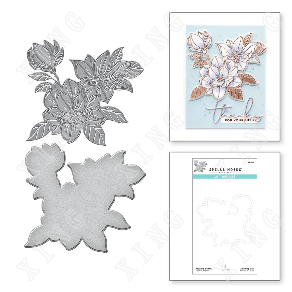 Magnolia Blooms New Arrival Metal Cutting Dies Scrapbook Diary Decoration Stencil Embossing Template Diy Greeting Card Handmade
Magnolia Blooms New Arrival Metal Cutting Dies Scrapbook Diary Decoration Stencil Embossing Template Diy Greeting Card Handmade