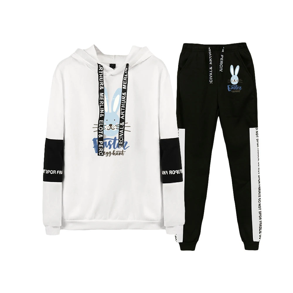 Easter Merch Two-piece suit Women/Men Long Sleeve Hoodies+Jogger Pants Hip hop Casual Harajuku Trendy Clothes
Easter Merch Two-piece suit Women/Men Long Sleeve Hoodies+Jogger Pants Hip hop Casual Harajuku Trendy Clothes