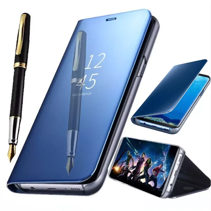 Luxury Smart Clear View Mirror Flip Case Stand Cover For Samsung Galaxy Note 8 S9 S8 Plus S7 S6 Edge J3 J5 J7 Mobile Phone Cases
Luxury Smart Clear View Mirror Flip Case Stand Cover For Samsung Galaxy Note 8 S9 S8 Plus S7 S6 Edge J3 J5 J7 Mobile Phone Cases