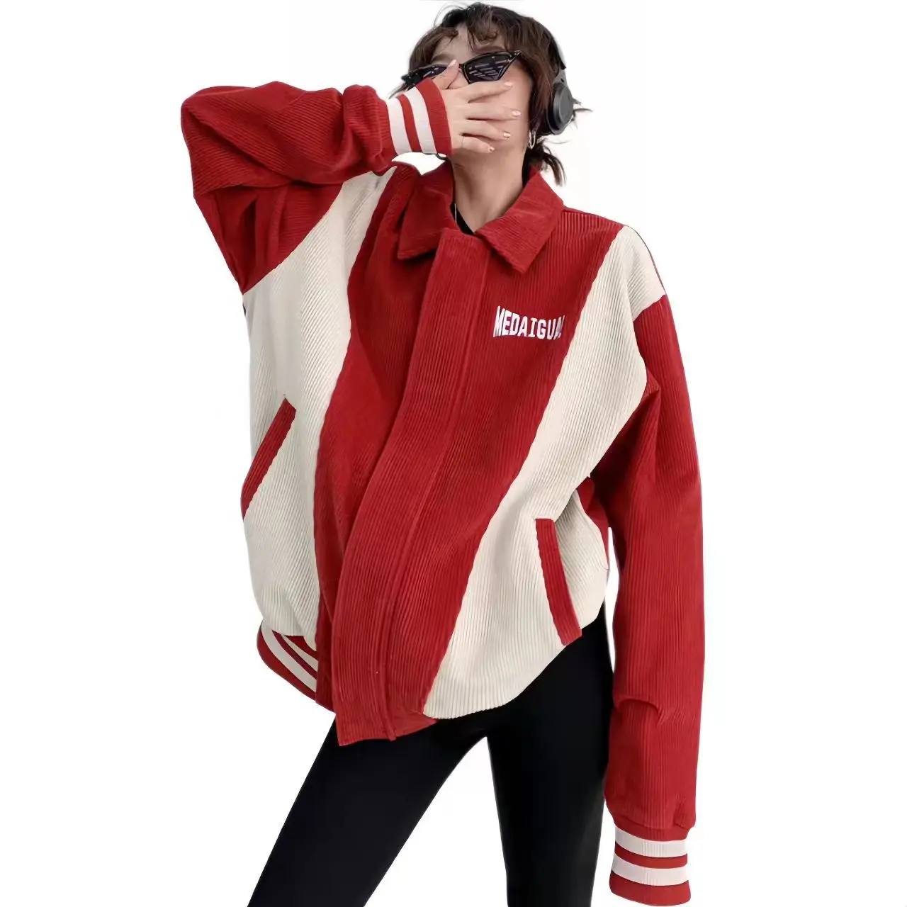 Women's Zipper Thin Jacket, Loose Embroidery Letter Outerwear, Female Clothing Tops, Spring Autumn Coats, Casual Fashion, New
Women's Zipper Thin Jacket, Loose Embroidery Letter Outerwear, Female Clothing Tops, Spring Autumn Coats, Casual Fashion, New