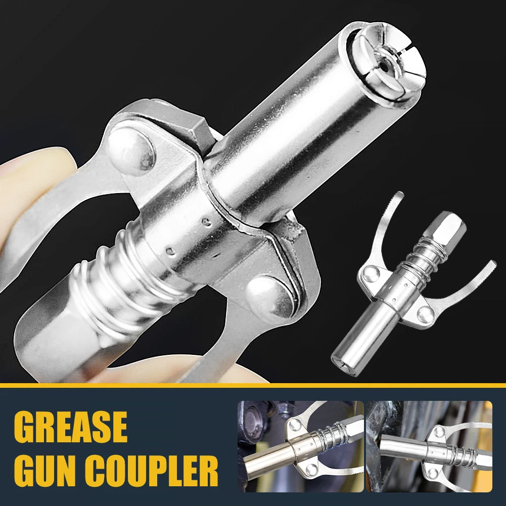 Grease Gun Coupler 10000PSI High Pressure Grease Tip Leakproof Quick Release Lock Lubricant Tip For Manual Electric Pneumatic
Grease Gun Coupler 10000PSI High Pressure Grease Tip Leakproof Quick Release Lock Lubricant Tip For Manual Electric Pneumatic