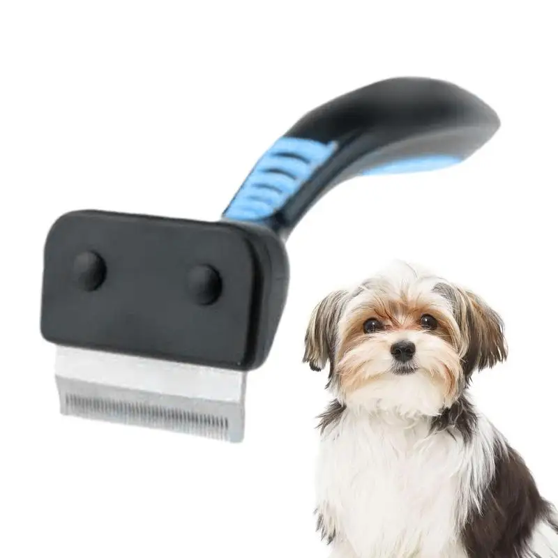 

Pet Shedding Brush For Hair Remover Grooming Tool Puppy Hair Shedding Combs Pet Fur Trimming De-matting Remove Knots Tangles