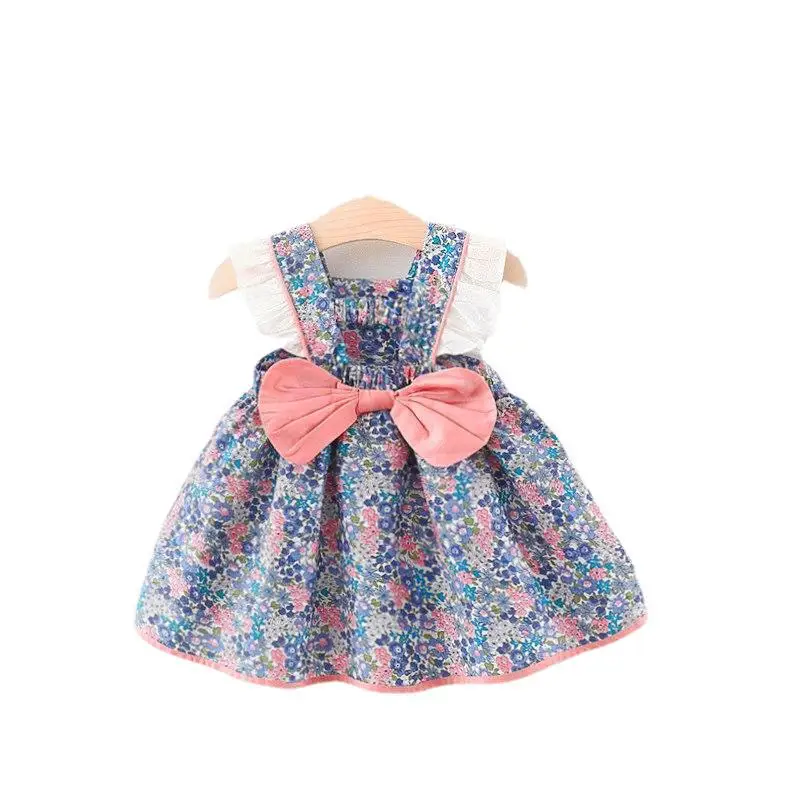 Summer Hot Selling New Good Quality Factory Price Baby Girl Pink Korean Floral Print Sweet Sleeveless Princess Dress
Summer Hot Selling New Good Quality Factory Price Baby Girl Pink Korean Floral Print Sweet Sleeveless Princess Dress