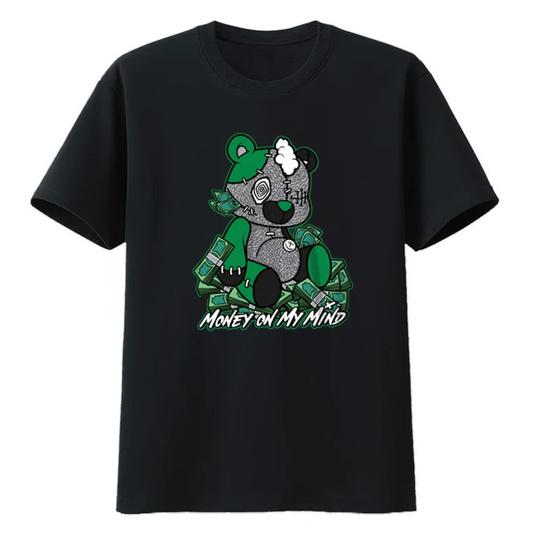 Green Money on My Mind Bear Cotton T-shirts Luxury Same Style Techweare Men Short Sleeve Tee Tshirt Y2k Tops Men's Clothing Cool
Green Money on My Mind Bear Cotton T-shirts Luxury Same Style Techweare Men Short Sleeve Tee Tshirt Y2k Tops Men's Clothing Cool