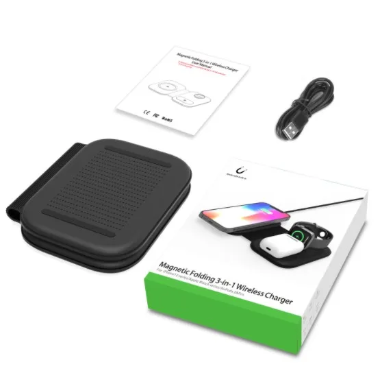 3 in 1 Magnetic Wireless Charger 15W Folding Charging Station for iPhone/Apple Watch/AirPods wireless wireless wireless
3 in 1 Magnetic Wireless Charger 15W Folding Charging Station for iPhone/Apple Watch/AirPods wireless wireless wireless