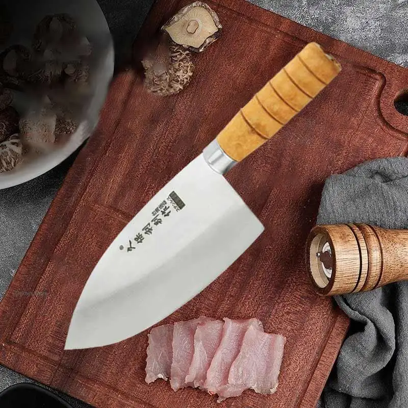 

Kitchen Knife 4Cr13 Steel Peeling Raw Fish Knife Kitchen Killing Seafood Cooking Knives Lobster Processing Professional Tool