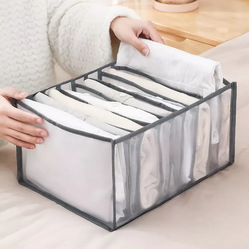 Grids Underwear Socks Storage Box Jeans Separation Organizer Boxs Drawer Pants Socks Storage Closet Clothes Organizer
Grids Underwear Socks Storage Box Jeans Separation Organizer Boxs Drawer Pants Socks Storage Closet Clothes Organizer
