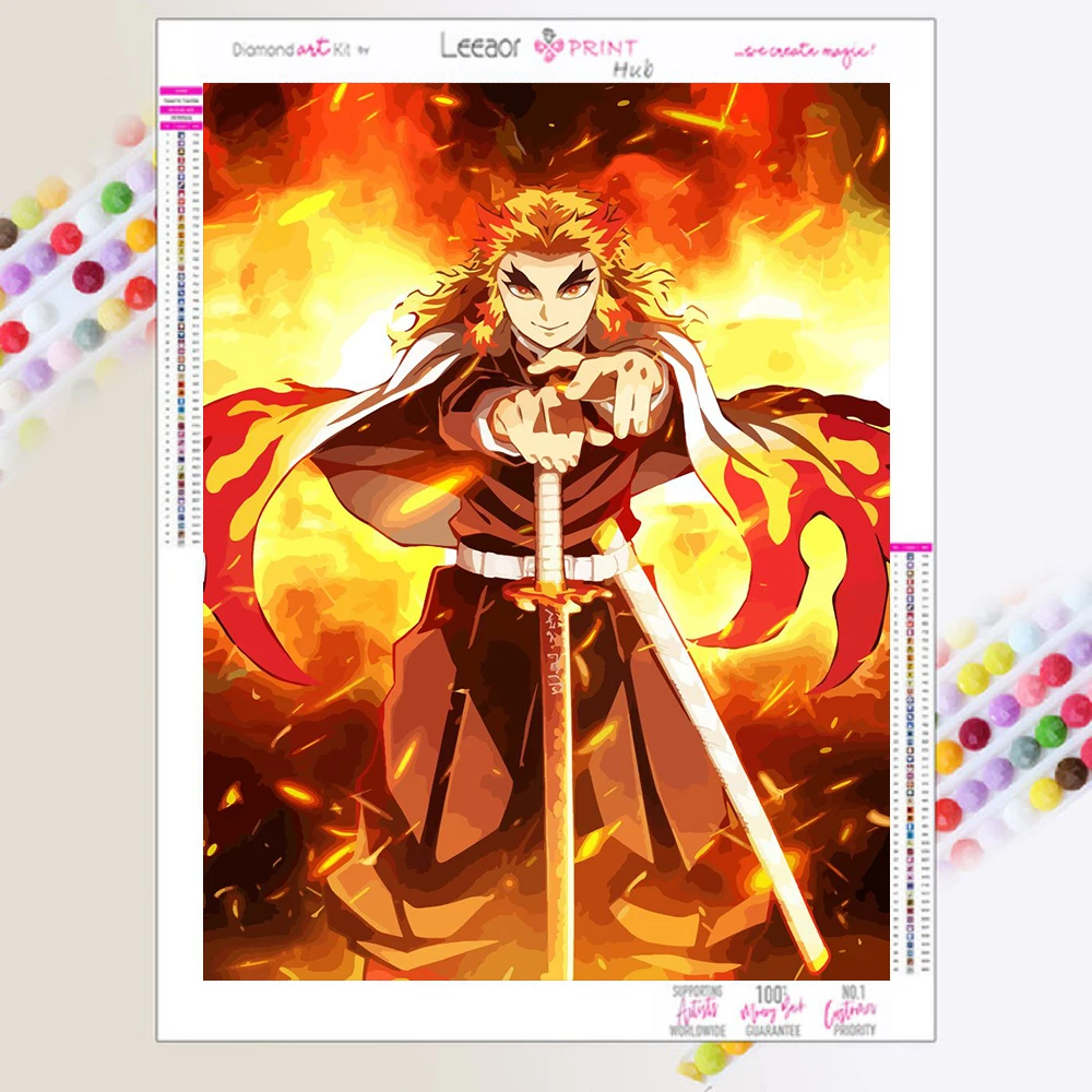 Diamond Painting Anime Demon Slayer Rengoku Picture Full Diamond Art Mosaic Embroidery Cross Stitch Kit Home Decoration 5D DIY
Diamond Painting Anime Demon Slayer Rengoku Picture Full Diamond Art Mosaic Embroidery Cross Stitch Kit Home Decoration 5D DIY