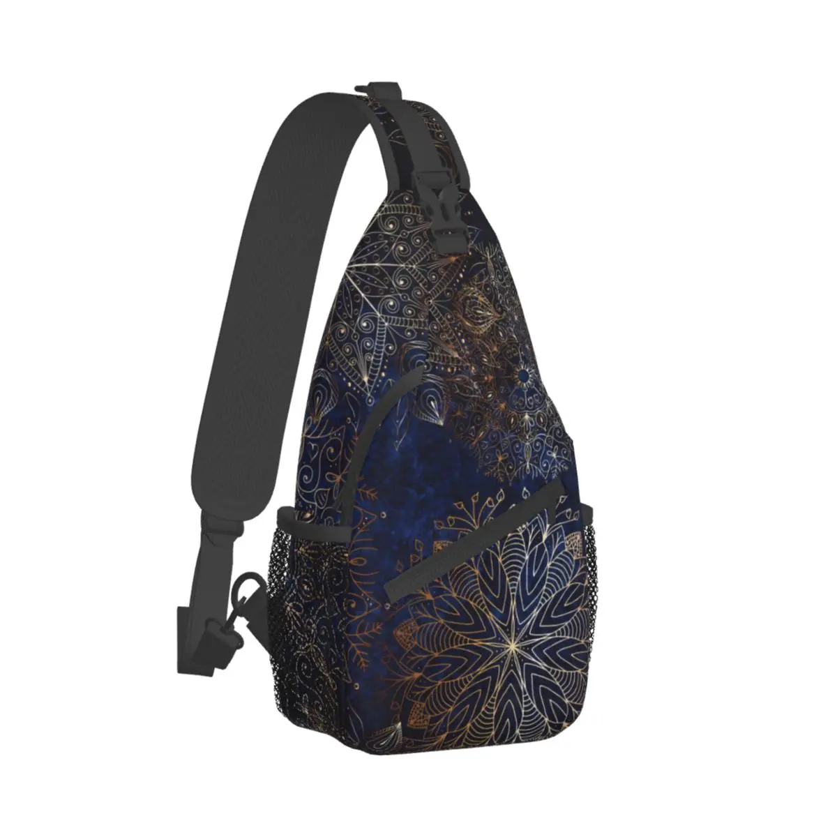 Floral Mandala Shoulder Bags Gold and Blue Novelty Chest Bag Men University Camping Sling Bag Outdoor Style Print Crossbody Bags
Floral Mandala Shoulder Bags Gold and Blue Novelty Chest Bag Men University Camping Sling Bag Outdoor Style Print Crossbody Bags