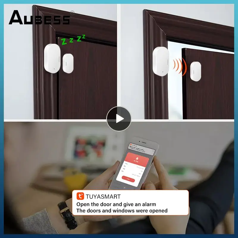 1~8PCS Tuya Zigbee Smart Door Sensor Magnetic Door Open Closed Detectors Security Protection Smart Life Control Via Alexa Google
1~8PCS Tuya Zigbee Smart Door Sensor Magnetic Door Open Closed Detectors Security Protection Smart Life Control Via Alexa Google