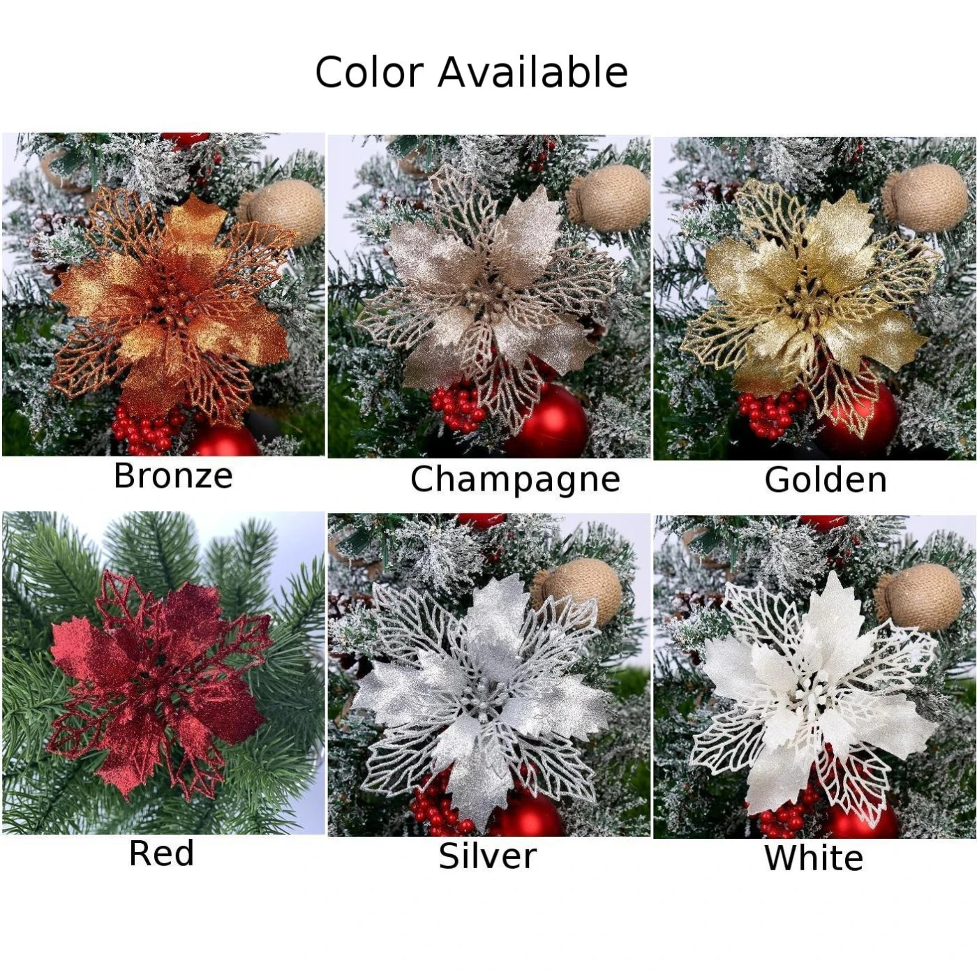 Glitter Artifical Christmas Flowers Christmas Tree Decorations For New Year Christmas Cherry Flower Decorations
Glitter Artifical Christmas Flowers Christmas Tree Decorations For New Year Christmas Cherry Flower Decorations