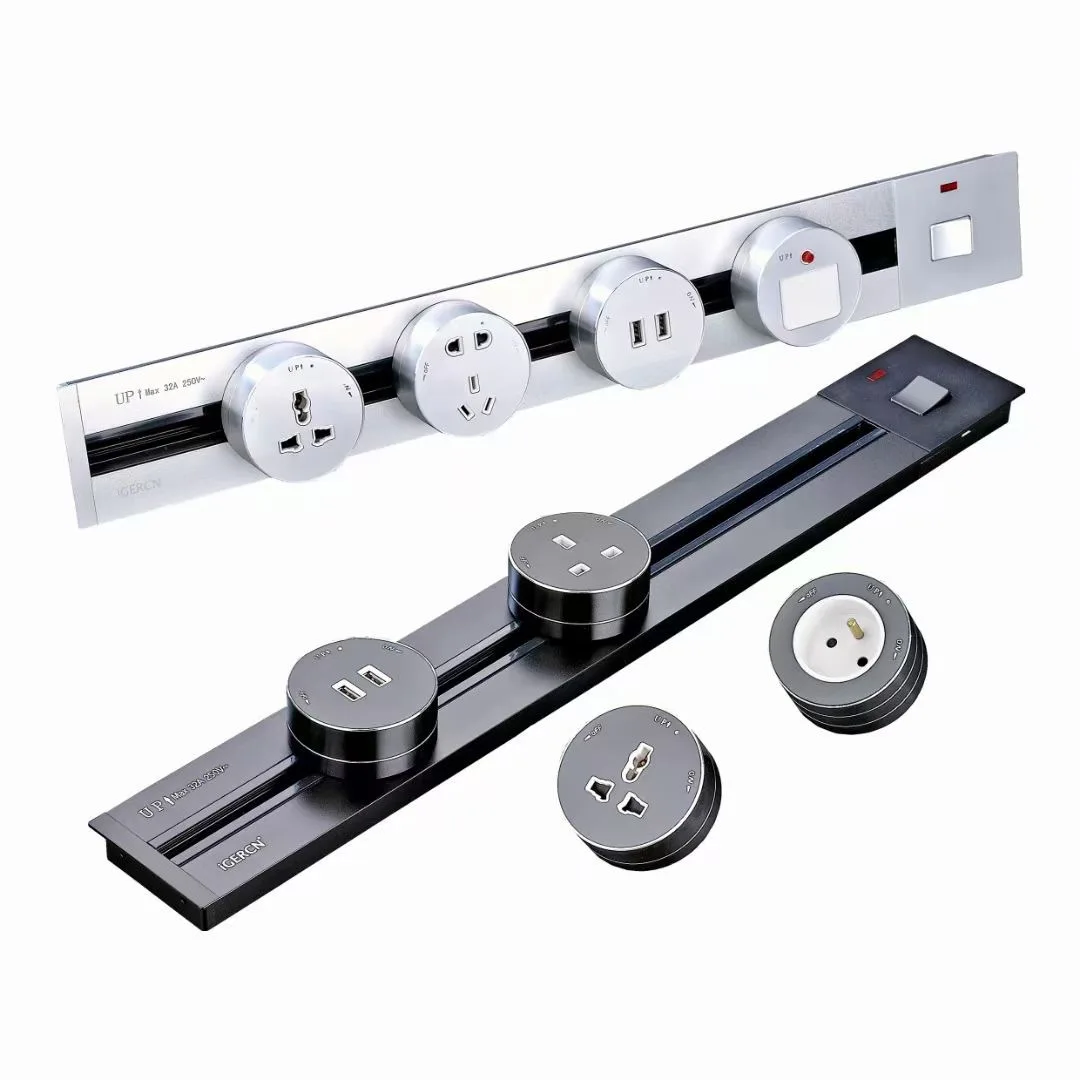 Track socket dark and bright installation row plug mobile power rail socket kitchen office meeting embedded desktop socket
Track socket dark and bright installation row plug mobile power rail socket kitchen office meeting embedded desktop socket