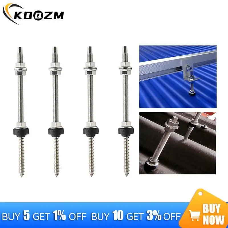 Hanger bolts, PV system, hanger bolts, M10 x 200/250 mm, 304 stainless steel, hanger bolts, pre-assembled, height adjustable
Hanger bolts, PV system, hanger bolts, M10 x 200/250 mm, 304 stainless steel, hanger bolts, pre-assembled, height adjustable