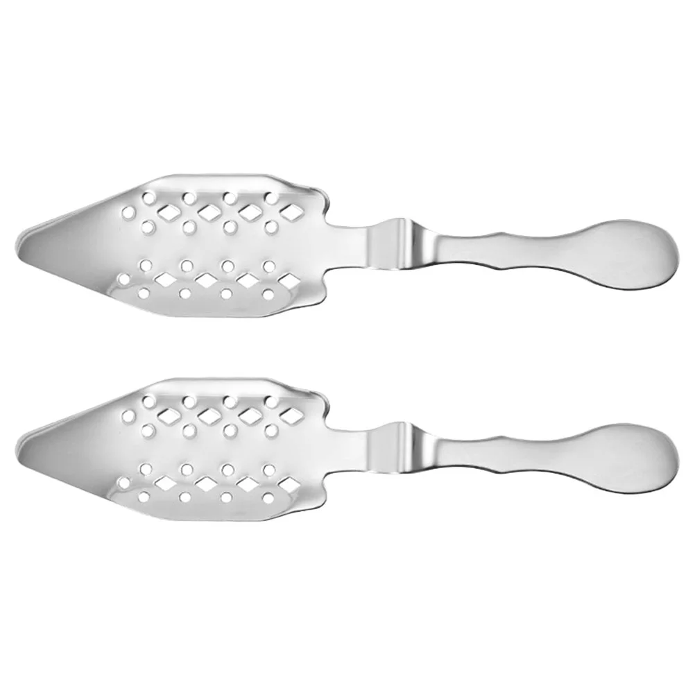 2Pcs Practical Slotted Spoon Absinthe Fountain Spoon Absinthe Dripper Hollow-out Absinthe Spoon for Cocktail Bar Kitchen 
2Pcs Practical Slotted Spoon Absinthe Fountain Spoon Absinthe Dripper Hollow-out Absinthe Spoon for Cocktail Bar Kitchen