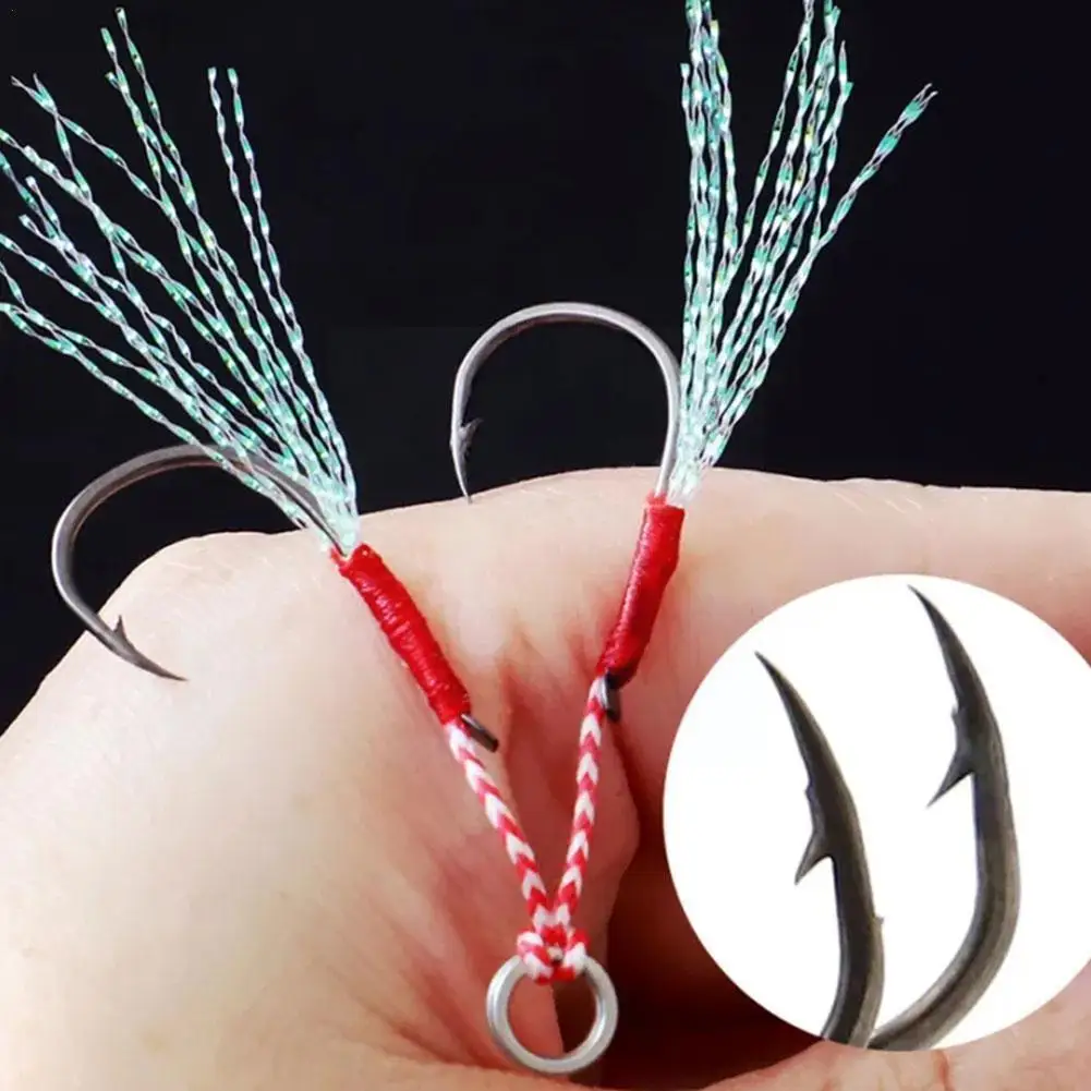 Fishing Hook Single Hook Assist Hook And Hook Double Hook Assist head Hook Hook Gear Fishing Jig C7S5
Fishing Hook Single Hook Assist Hook And Hook Double Hook Assist head Hook Hook Gear Fishing Jig C7S5