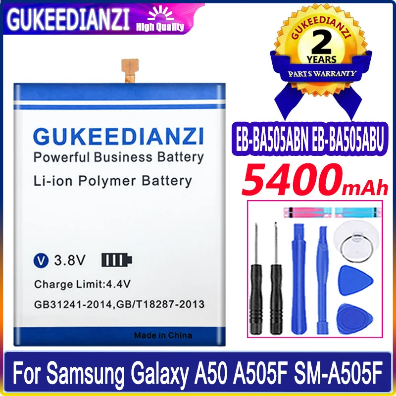 

Bateria 5400mAh EB-BA505ABN EB-BA505ABU Battery For SAMSUNG Galaxy A50 A505F SM-A505F A505FN/DS/GN A505W A30s A30 New Battery