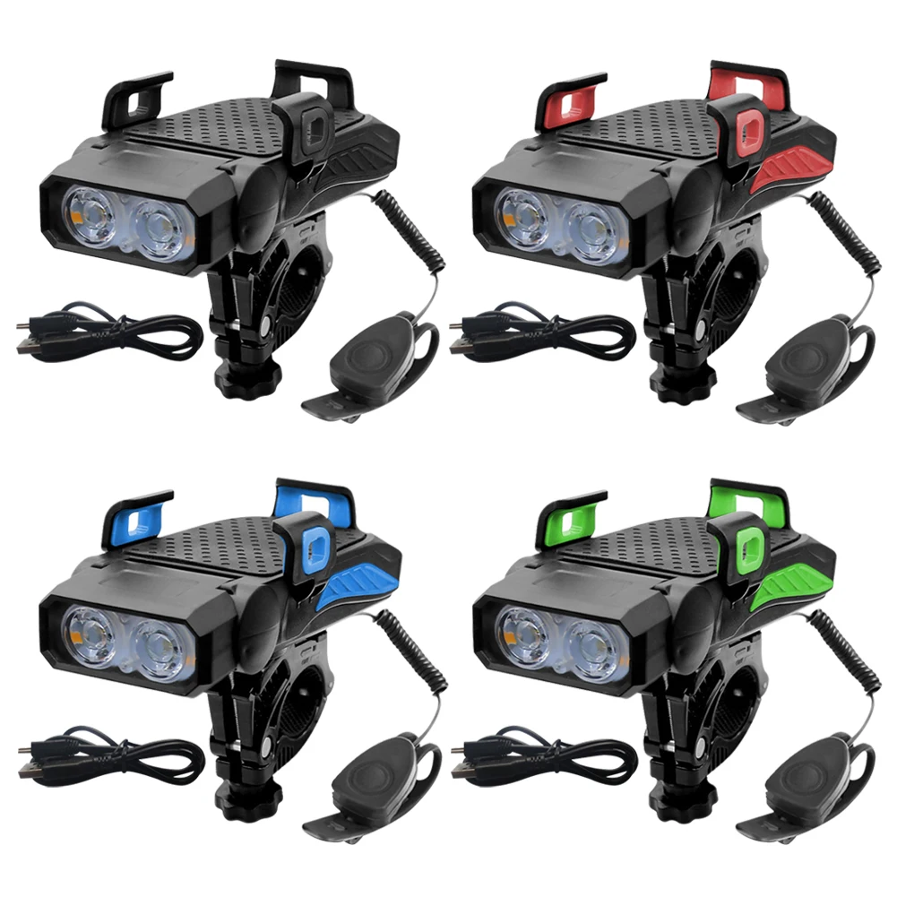 Bicycle Light with Mobile Phone Bracket USB Rechargeable LED Cycling Headlight Lamp Flashlight MTB Bike Accessories
Bicycle Light with Mobile Phone Bracket USB Rechargeable LED Cycling Headlight Lamp Flashlight MTB Bike Accessories