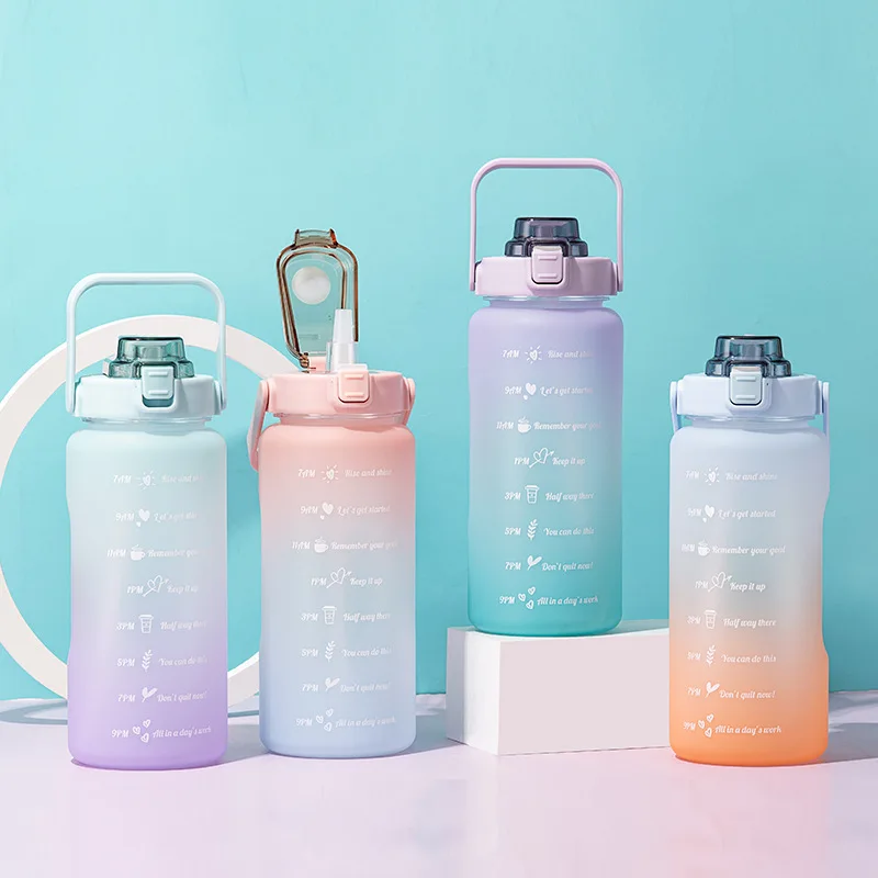 2L Large-capacity Water Bottle With Bounce Lid Timeline Reminder Leak-proof Frosted Cup Outdoor Sports Fitness Free Shipping Gir
2L Large-capacity Water Bottle With Bounce Lid Timeline Reminder Leak-proof Frosted Cup Outdoor Sports Fitness Free Shipping Gir