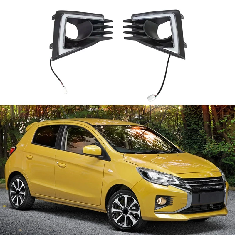 LED Daytime Running Light DRL For Mitsubishi Mirage 2020-2021 12V Daylights Yellow Turn Signal Car Headlight Fog Lamp
LED Daytime Running Light DRL For Mitsubishi Mirage 2020-2021 12V Daylights Yellow Turn Signal Car Headlight Fog Lamp