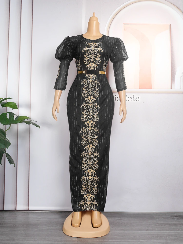 

Plus Size Evening Dresses Women Dashiki African Turkey Wedding Party Dress Ankara Luxury Dress Robe Africaine Femme 2023