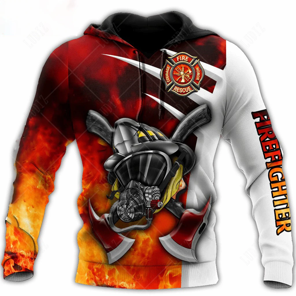 Firefighter Hoodies Men's Hoodie 3D Print Tops Autumn Long Sleeved Streetwear Designer Hooded Hoodie For Men Clothing
Firefighter Hoodies Men's Hoodie 3D Print Tops Autumn Long Sleeved Streetwear Designer Hooded Hoodie For Men Clothing