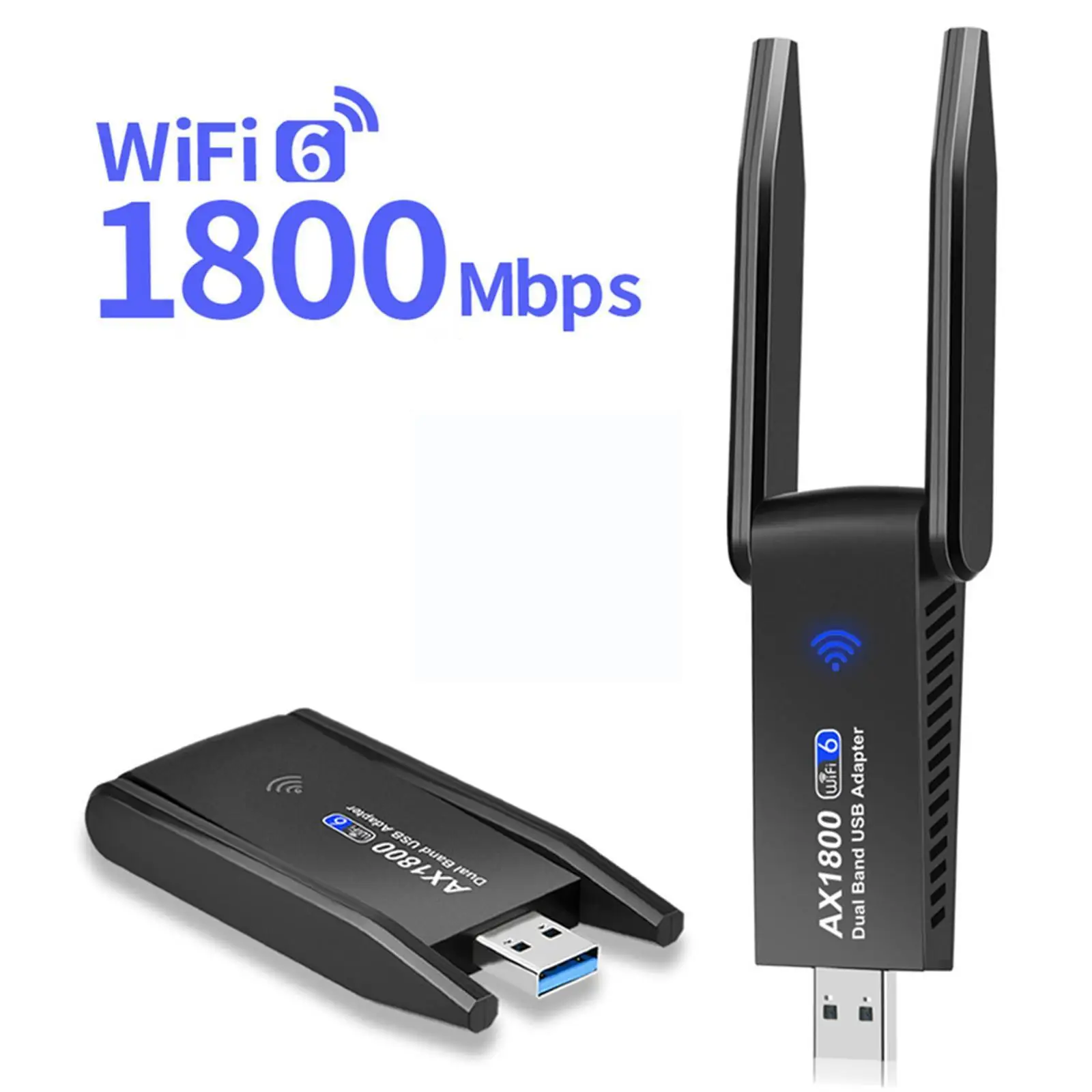 Usb Wi-Fi 6 адаптер с двойной антенной, сетевая карта Ax1800, двухдиапазонный 2,4/стандартный Wi-Fi адаптер для ПК, ноутбука, планшета, игрового контрол...
Usb Wi-Fi 6 адаптер с двойной антенной, сетевая карта Ax1800, двухдиапазонный 2,4/стандартный Wi-Fi адаптер для ПК, ноутбука, планшета, игрового контрол...