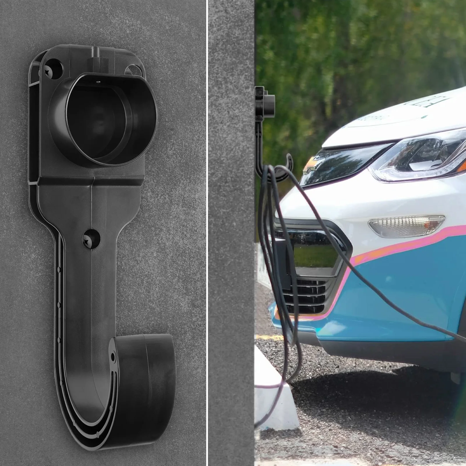 Настенный Держатель зарядного кабеля EV, разъем для пистолета типа 1, Тип 2, разъем EVSE J1772, штепсельная вилка европейского стандарта
Настенный Держатель зарядного кабеля EV, разъем для пистолета типа 1, Тип 2, разъем EVSE J1772, штепсельная вилка европейского стандарта