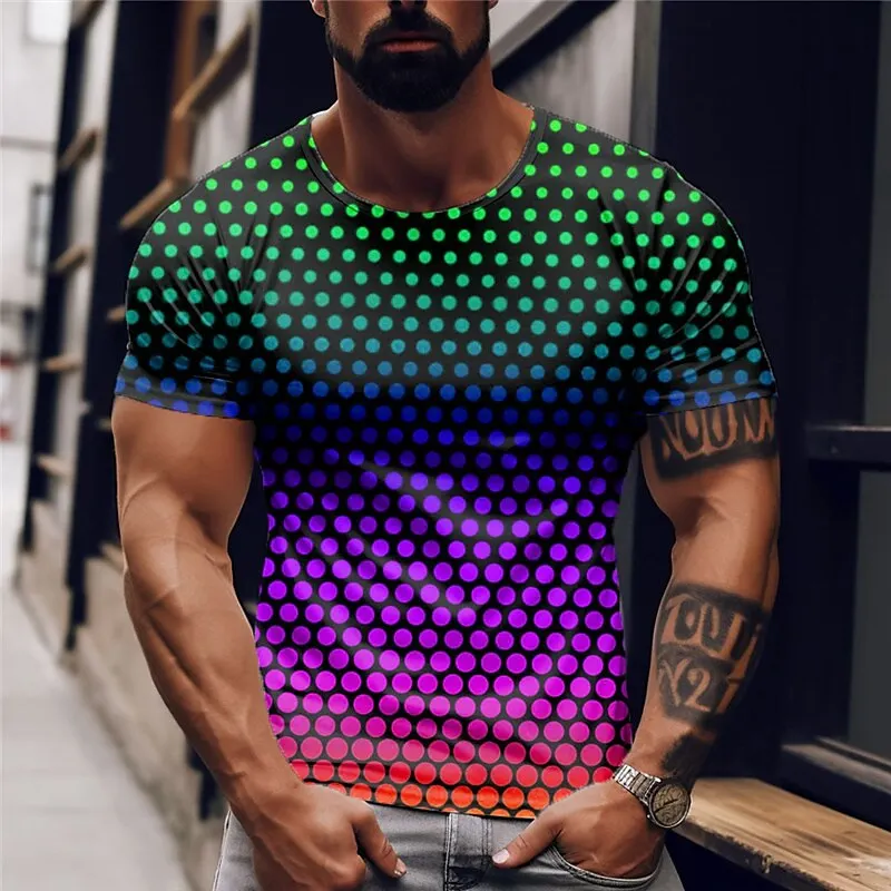 Summer Men Sports T-Shirt Outdoor Running Gradient Print Fitness Sportswear Fashion O Neck T-Shirt Men'S Casual Top Streetwear
Summer Men Sports T-Shirt Outdoor Running Gradient Print Fitness Sportswear Fashion O Neck T-Shirt Men'S Casual Top Streetwear