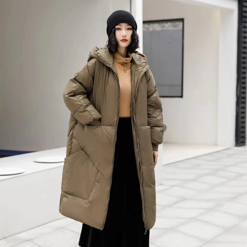 2023 Winter Jackets Womens White Duck Down Coats Loose Fit Lady Casual Thick Warm Puffer Parka Down Jacket Jaqueta Feminina Y75
2023 Winter Jackets Womens White Duck Down Coats Loose Fit Lady Casual Thick Warm Puffer Parka Down Jacket Jaqueta Feminina Y75