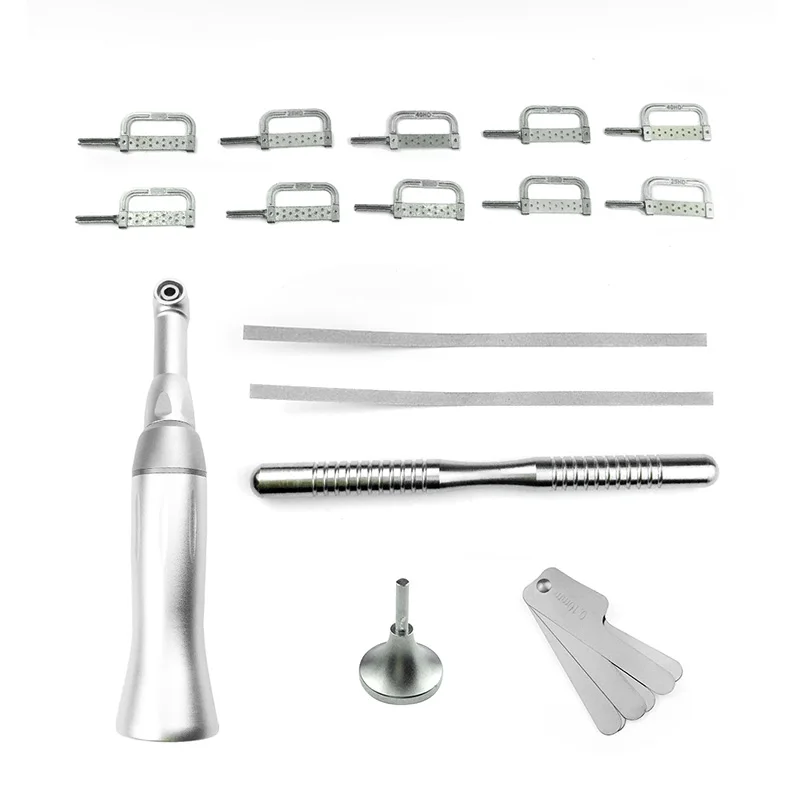 

AI-EVA-ER4 4:1 Reduction Vertical Reciprocating Deglaze Bending Orthodontic Treatment Tools Dental Contra Angle Handpiece Set