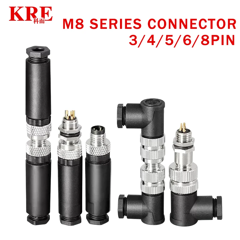 M8 Waterproof Connectors 3/4/5/6/8 Pin Straight/Right Angle/Flange Male Female Aviation Plug Sensor Socket for Proximity Switch
M8 Waterproof Connectors 3/4/5/6/8 Pin Straight/Right Angle/Flange Male Female Aviation Plug Sensor Socket for Proximity Switch
