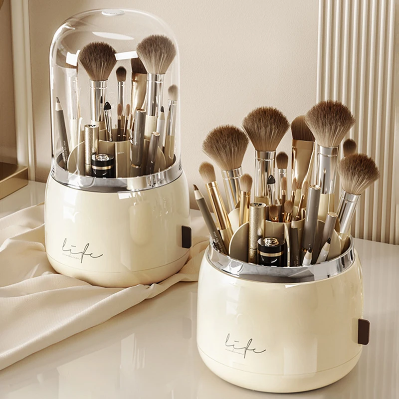 360°Rotating Makeup Brush Holder Cosmetic Storage Box Makeup Organizer Storage Pencil Case Lipstick Organizer
360°Rotating Makeup Brush Holder Cosmetic Storage Box Makeup Organizer Storage Pencil Case Lipstick Organizer