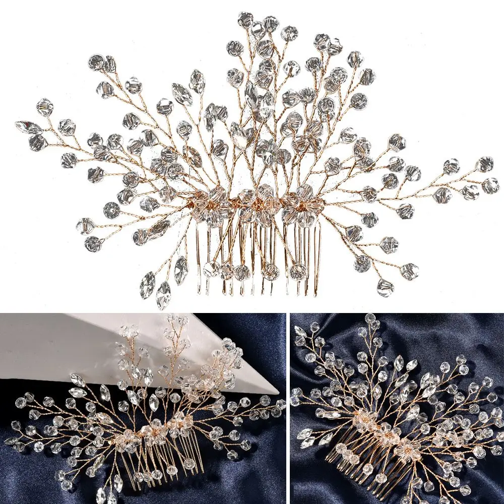 Wedding Hair Accessories Rhinestone Hair Ornaments Hair Combs Flower Hair Pin Bridal Tiara
Wedding Hair Accessories Rhinestone Hair Ornaments Hair Combs Flower Hair Pin Bridal Tiara
