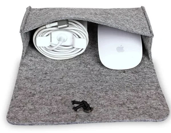 Fashion Wool Felt Laptop Storage bag For Macbook Mouse Charger USB Cable Power Bag Sleeve For Macbook Air 13 Pro 15 Retina 11 12
Fashion Wool Felt Laptop Storage bag For Macbook Mouse Charger USB Cable Power Bag Sleeve For Macbook Air 13 Pro 15 Retina 11 12