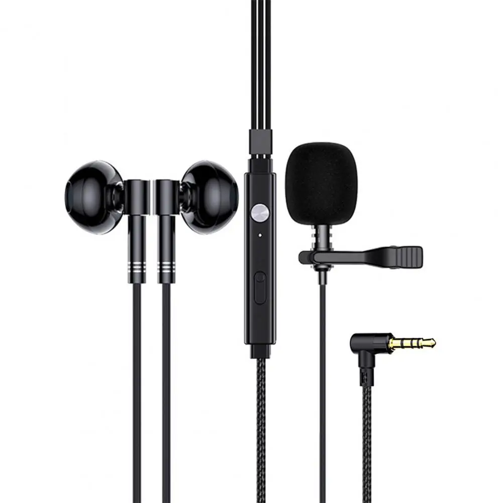 Wired Earbud Stereo Surround Listening to Music High Clarity Calls 3dB Calling Curved Plug Collar Type Double Microphone Earbud
Wired Earbud Stereo Surround Listening to Music High Clarity Calls 3dB Calling Curved Plug Collar Type Double Microphone Earbud