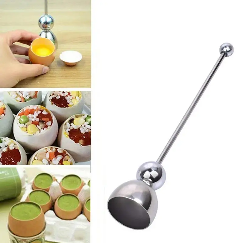 Stainless Steel Egg Topper Shell Cutter Egg Cracker Egg Opener Manual Cracking Tool For Hard Soft Boiled Egg Kitchen Accessories
Stainless Steel Egg Topper Shell Cutter Egg Cracker Egg Opener Manual Cracking Tool For Hard Soft Boiled Egg Kitchen Accessories