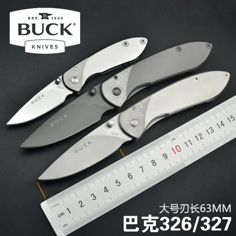 Genuine Buck All-Steel Integrated Handle Folding Fruit Knife Small 326 Medium 327 Outdoor Self-Defense Tools 420HC
Genuine Buck All-Steel Integrated Handle Folding Fruit Knife Small 326 Medium 327 Outdoor Self-Defense Tools 420HC