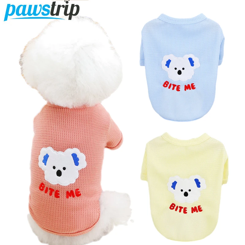 Bear Pet Dog T-Shirt Cartoon Printed Dog Vest Clothes for Small Dogs Puppy Clothes Chihuahua Yorkies Clothing Dog Accessories
Bear Pet Dog T-Shirt Cartoon Printed Dog Vest Clothes for Small Dogs Puppy Clothes Chihuahua Yorkies Clothing Dog Accessories