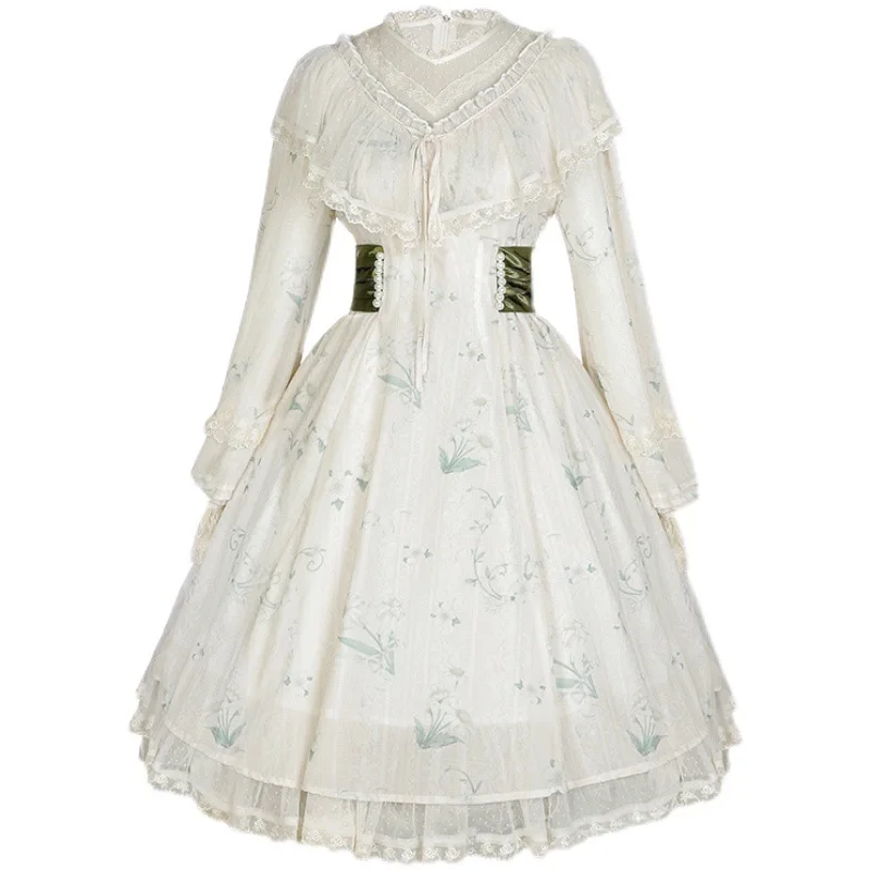 Tea Party Lolita Op Elegant Sweet Girl Dress Fairy Princess Long Sleeve Autumn Chiffon Women Vestido Fashion Flower Wedding
Tea Party Lolita Op Elegant Sweet Girl Dress Fairy Princess Long Sleeve Autumn Chiffon Women Vestido Fashion Flower Wedding