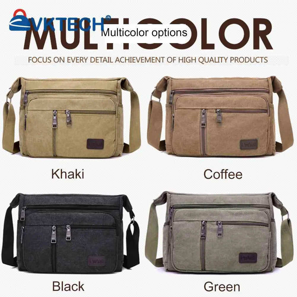 Men Canvas Shoulder Bag Casual Tote Multi Pocket Travel Male Crossbody Messenger Handbag for School Travel Portable Vintage 2023
Men Canvas Shoulder Bag Casual Tote Multi Pocket Travel Male Crossbody Messenger Handbag for School Travel Portable Vintage 2023