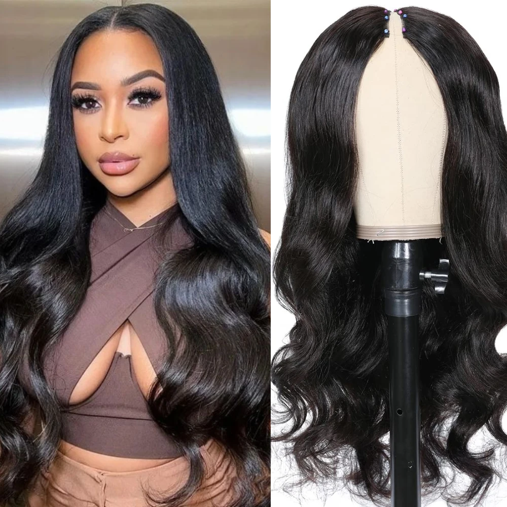 U V Part Wig Body Wave Human Hair Wigs For Women Brazilian Glueless 10-30 Inches Wavy Upgrade Wig Natural Black Wigs
U V Part Wig Body Wave Human Hair Wigs For Women Brazilian Glueless 10-30 Inches Wavy Upgrade Wig Natural Black Wigs