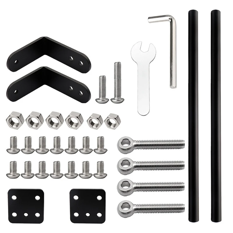 Support Rod Set 3D Printer Parts and Accessories Compatible with Ender-3/Ender 3S CR10 Creality Printers Aluminum Alloy
Support Rod Set 3D Printer Parts and Accessories Compatible with Ender-3/Ender 3S CR10 Creality Printers Aluminum Alloy