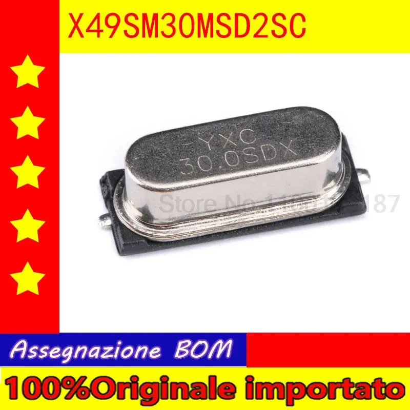 100% Оригинальный импортный 5шт./лот пассивные кристаллы/HC-49 SMD патч 30 MHZ 20 PPM 20 pf X49SM30MSD2SC (5)
100% Оригинальный импортный 5шт./лот пассивные кристаллы/HC-49 SMD патч 30 MHZ 20 PPM 20 pf X49SM30MSD2SC (5)