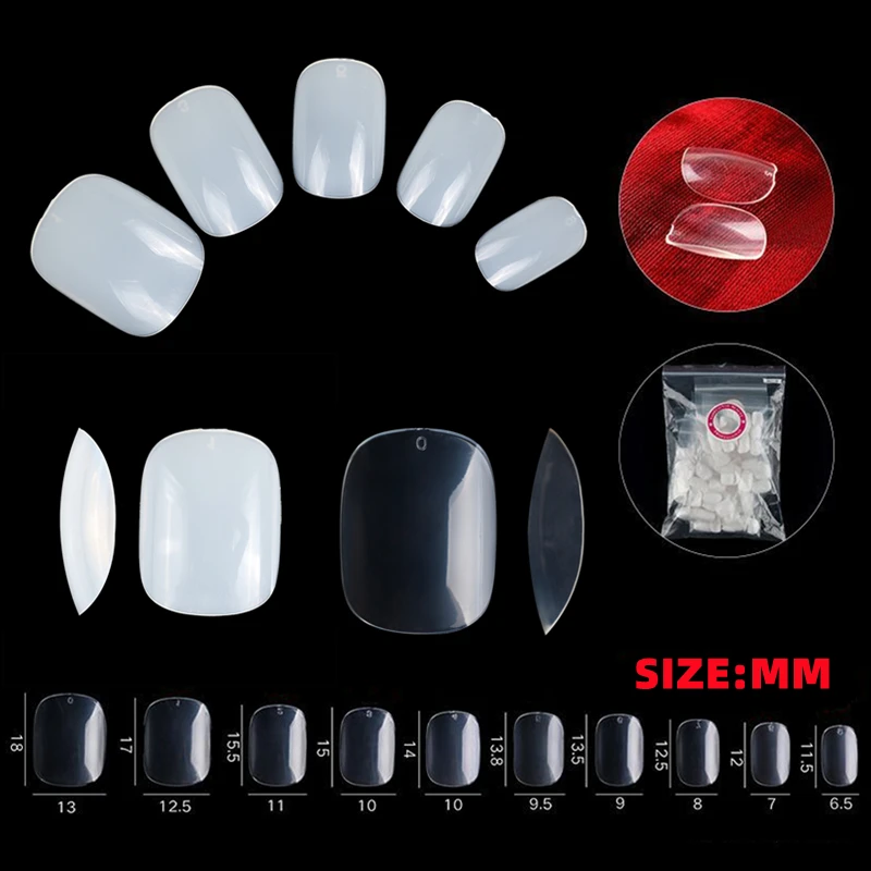 500pcs Full Cover Short False Nails Squoval Fake Nail Art Tips Thin Artificial Fingernail Salon Manicure DIY Supply
500pcs Full Cover Short False Nails Squoval Fake Nail Art Tips Thin Artificial Fingernail Salon Manicure DIY Supply