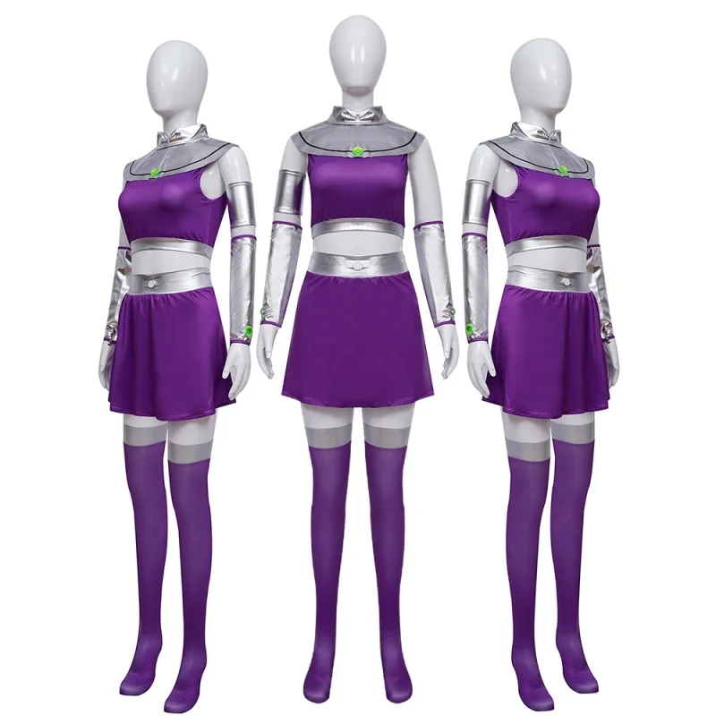 Teen Titans Superhero Starfire Koriand'r Cosplay Costume Dress Bodysuit Uniform Halloween Party Costumes For Women
Teen Titans Superhero Starfire Koriand'r Cosplay Costume Dress Bodysuit Uniform Halloween Party Costumes For Women