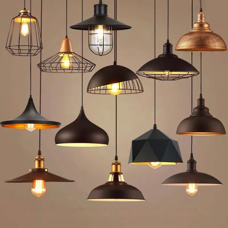 Loft Creative Single-Head Iron Pot Cover Simple Restaurant Lamps American Retro Nordic Industrial Style Table Lamp Chandelier
Loft Creative Single-Head Iron Pot Cover Simple Restaurant Lamps American Retro Nordic Industrial Style Table Lamp Chandelier